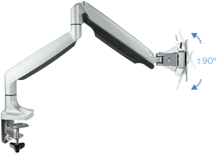 Soporte de Mesa Tooq Tilt e GiRatónrio 13" a 32" Max. 9kg Negro image number 3