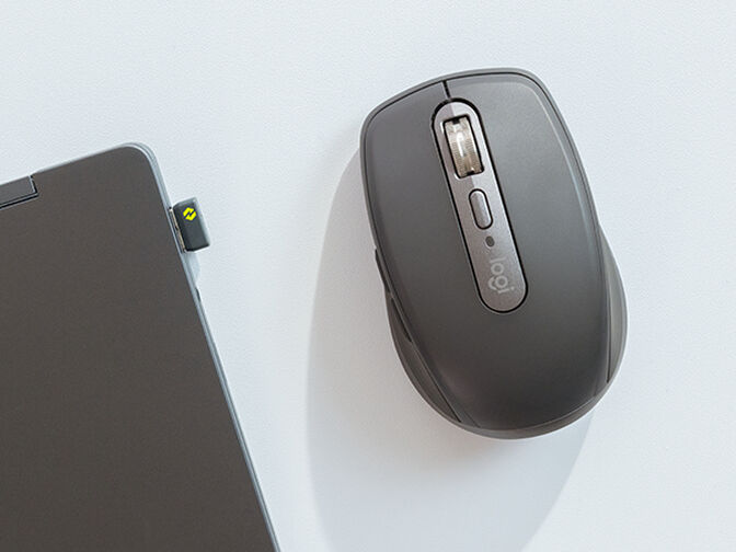 Rat&oacute;n Logitech MX Anywhere 3S for Business 8000DPI Wireless/Bluetooth Gris Claro image number 12