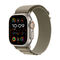 Smartwatch Apple Watch Ultra 2 GPS + Cellular, 49mm Titanium Case con Olive Alpine Loop Small