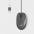 Rat&oacute;n Logitech M100 Corded USB Negro image number null