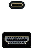 Cable Conversor NanoCable USB-C para HDMI 1.4 4K@30HZ 1.8 M Negro image number null