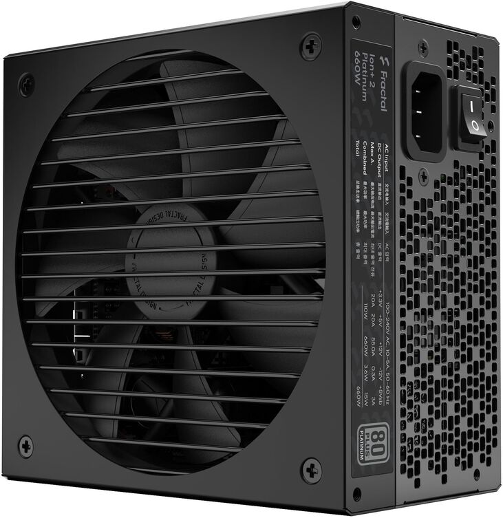 Fuente Alimentación Fractal Design Ion+ 2 660W 80+ Platinum Full Modular image number 0