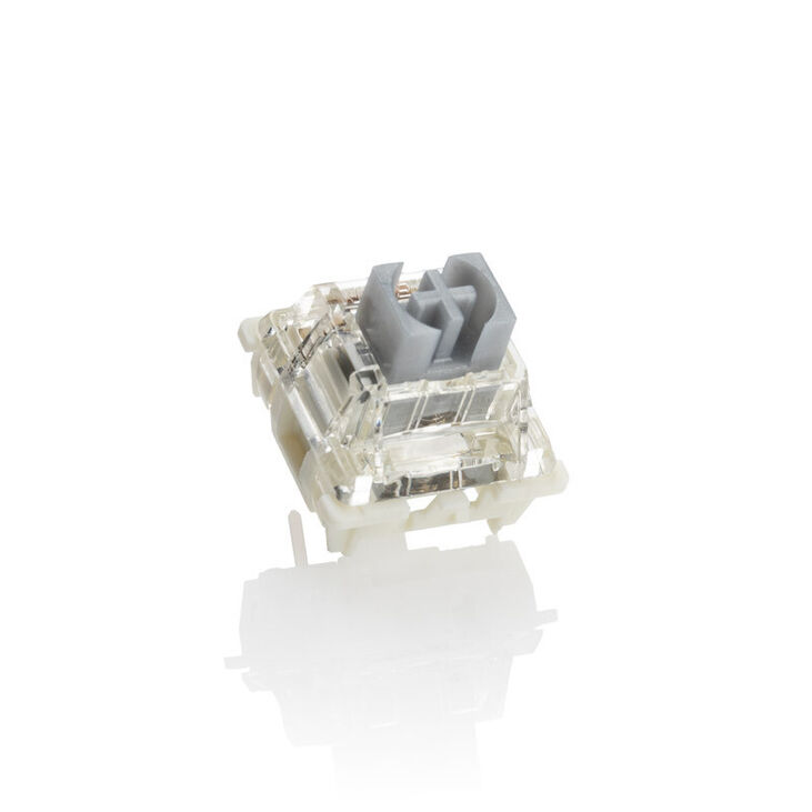 Pack 110 Switches Ducky Gateron G Pro Silver, Mecánicos, 3-Pin, Linear, MX-Stem, 45g image number 1