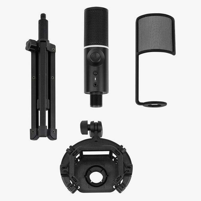 Micr&oacute;fono Streamplify MIC RGB Tripod - Negro image number 8