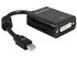 Conversor Delock Mini DisplayPort Macho > DVI Femea Preto image number null