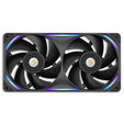 Ventilador NZXT F240X Perfomance RGB Single-Frame Negras - Duplo Vent&iacute;lador 120mm (240mm) image number null