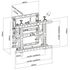 Soporte de Pared Equip para TV 45" a 70" Pop-Out Bracket image number null