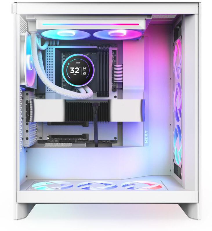 Kit de Refrigeración Líquida CPU NZXT Kraken Elite 280 (2025) RGB Blanco image number 4