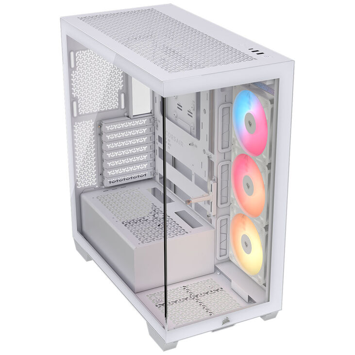 Torre E-ATX Corsair 3500X RSR ARGB Blanca Cristal Templado image number 1