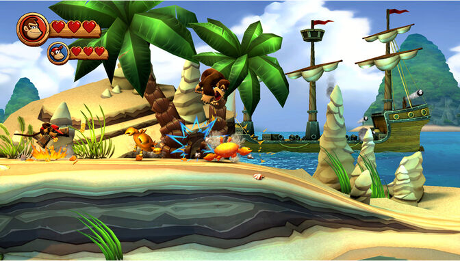 Juego Nintendo Donkey Kong Country Returns HD image number 1