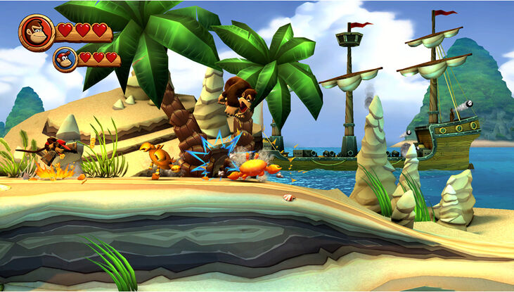 Juego Nintendo Donkey Kong Country Returns HD image number 1