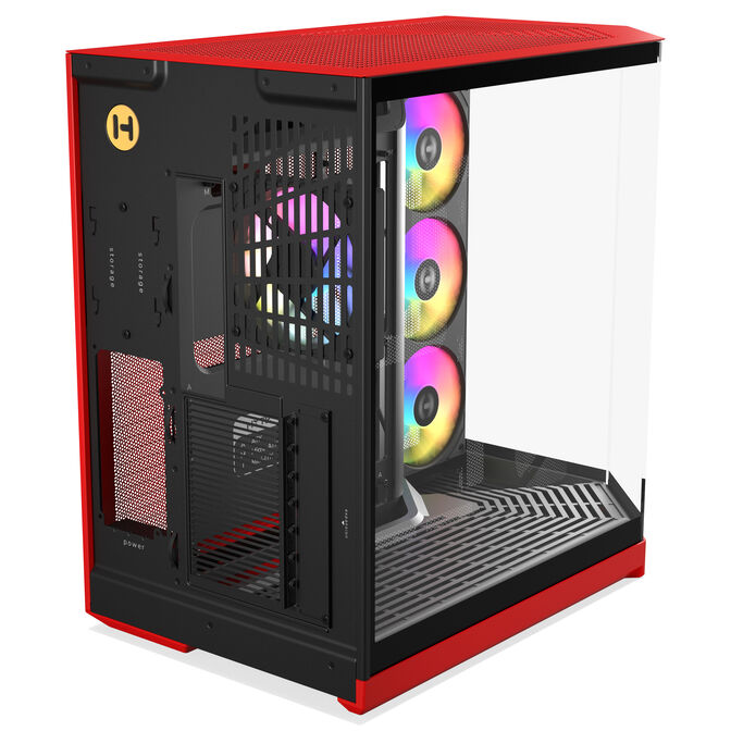 Caja E-ATX Hyte Y50 Vidrio Templado Wild Cherry image number 7