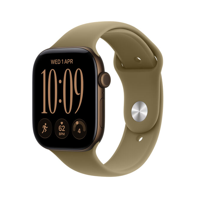 Smartwatch Apple Watch Series 12 GPS 42mm Dark Bronze Aluminium Case with Olive Sport Band - M/L image number 0
