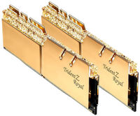 G.Skill Kit 16GB (2 X 8GB) DDR4 3600MHz Trident Z Royal RGB Gold CL18