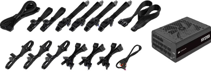 Fuente Alimentación Modular Corsair HX1200i 1200W 80 Plus Platinum image number 5