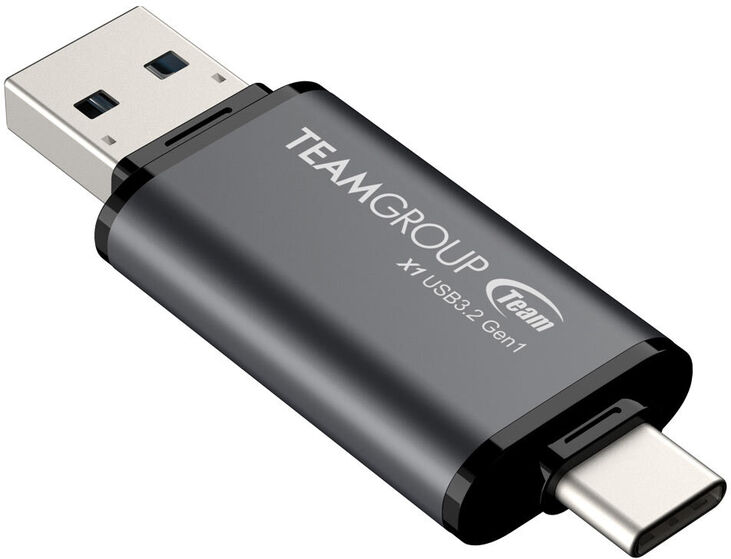 Pen Team Group X1 64GB USB3.2 Gen1 (Type-C + Type-A) image number 3