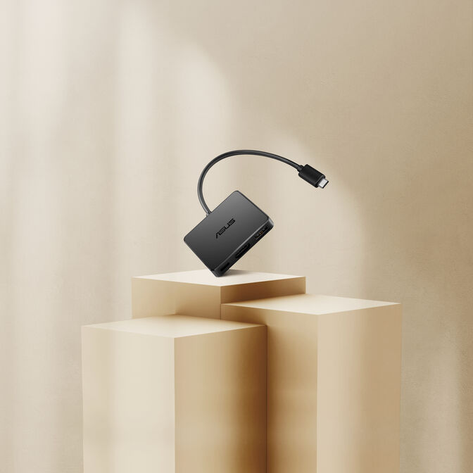 Hub Asus DC100 Mini 1x USB-C Para HDMI, USB-A, USB-C Docking Station image number 9