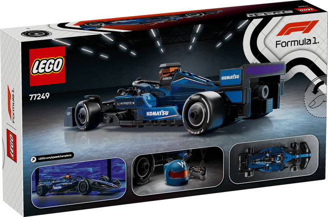 LEGO Speed Champions: Coche de Carreras Williams Racing FW46 F1, 263 Piezas (77249) image number 1