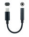 Cable Conversor de Audio NanoCable USB-C/M - Jack 3.5/F 11 CM Negro