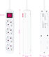 Regleta NanoCable 4 Tomas com switch 1.4 M Blanco image number null