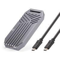 Caja Externa M.2 Ewent EW7062 NVMe/PCIe USB-C 4 Gris Screwless