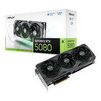 Tarjeta Gráfica PNY GeForce® RTX 5080 Gaming Triple Fan 16GB GDDR7 DLSS3