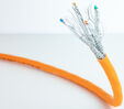 Bobina de Red NanoCable RJ45 LSZH CAT.7 600MHZ SFTP AWG26 305 M Naranja image number null