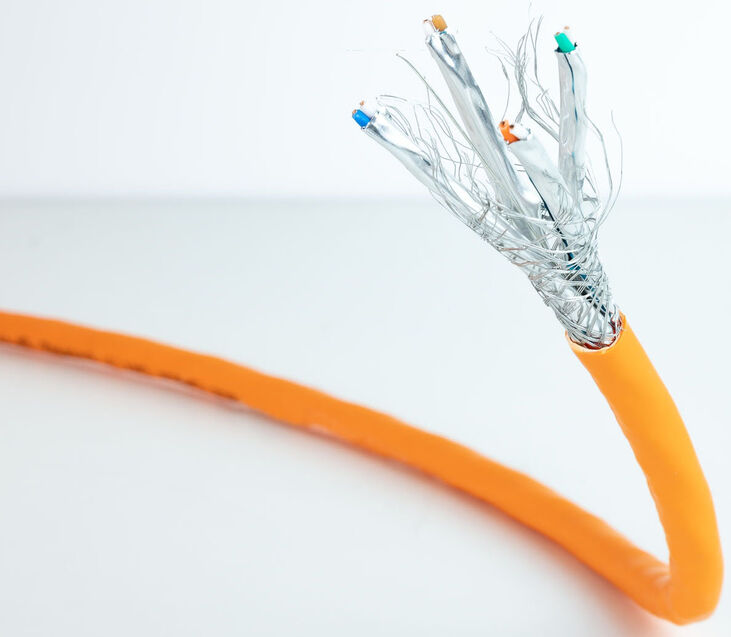 Bobina de Red NanoCable RJ45 LSZH CAT.7 600MHZ SFTP AWG26 305 M Naranja image number 3