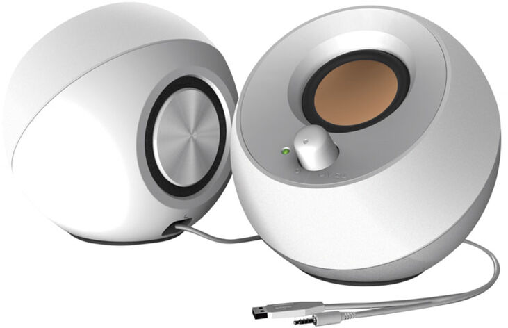Altavoces Creative Pebble 2.0 Blanco image number 0