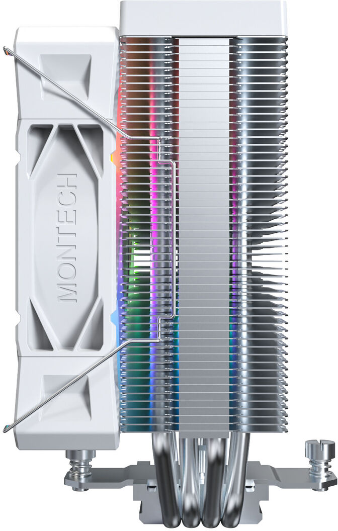 Cooler CPU Montech NX400 120mm Blanco ARGB image number 3