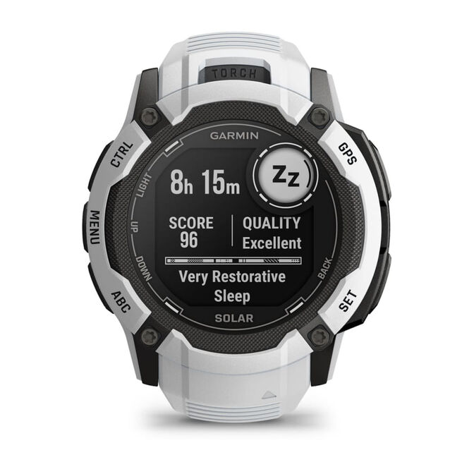 Smartwatch Garmin Instinct 2X Solar 50mm Branco image number 7