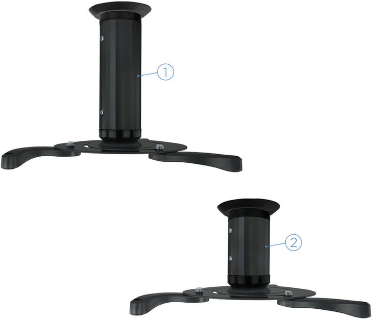 Soporte de Techo Tooq para Proyectores Max.10kg Negro image number 2