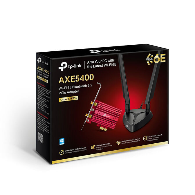 Tarjeta de Red TP-Link PCI Express Archer TXE75E AXE5400 Wi-Fi 6E & Bluetooth 5.2 image number 3