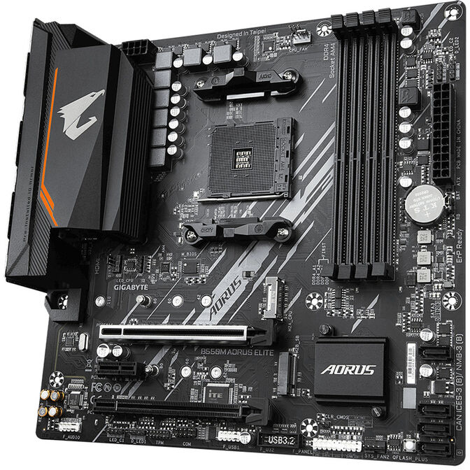 Placa Base Gigabyte B550M Aorus Elite image number 3