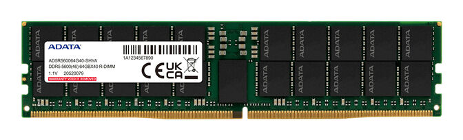 ADATA 32GB (1X32GB) DDR5 RDIMM 5600MHz CL46 image number 1