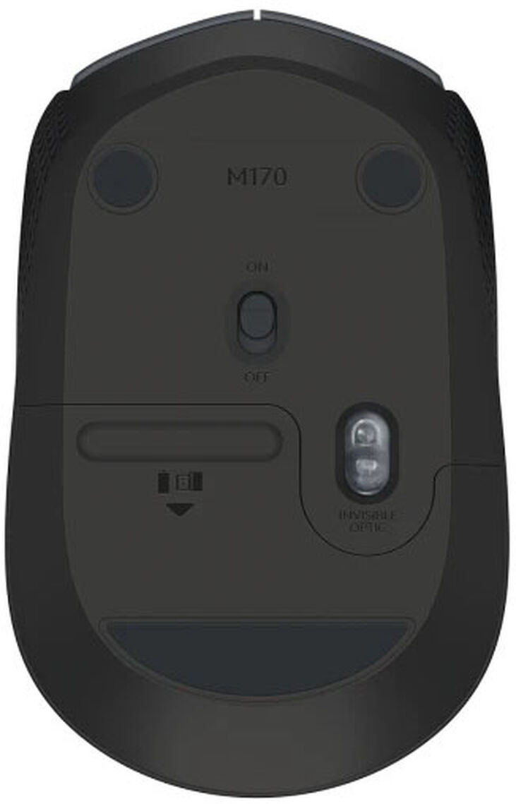 Ratón Óptico Logitech M170 Wireless Gris/Negro image number 2