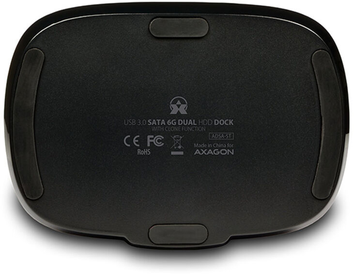 Axagon ADSA-ST base de conexión para disco duro USB 3.2 Gen 1 (3.1 Gen 1) Type-B Negro image number 4