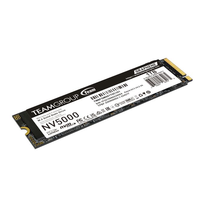 SSD Team Group NV5000 1TB Gen4 M.2 NVMe (4500/1900MB/s) image number 1