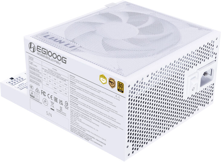 Fuente Modular Lian Li Edge 1000W 80+ Gold Blanca image number 3