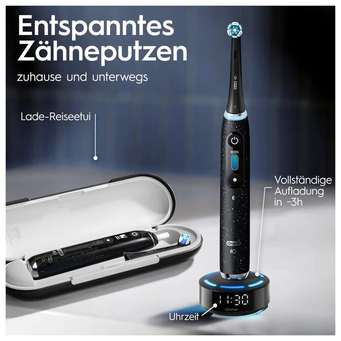 Cepillo de Dientes El&eacute;ctrico Oral-B iO Series 10 Black Onyx Luxe Edition image number 10
