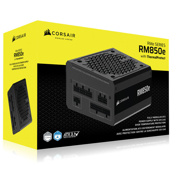 Fuente Alimentaci&oacute;n Modular Corsair RMe Series RM850e ThermalProtect 850W 80 Plus Gold ATX3.1 - PCIe 5.1 image number 12