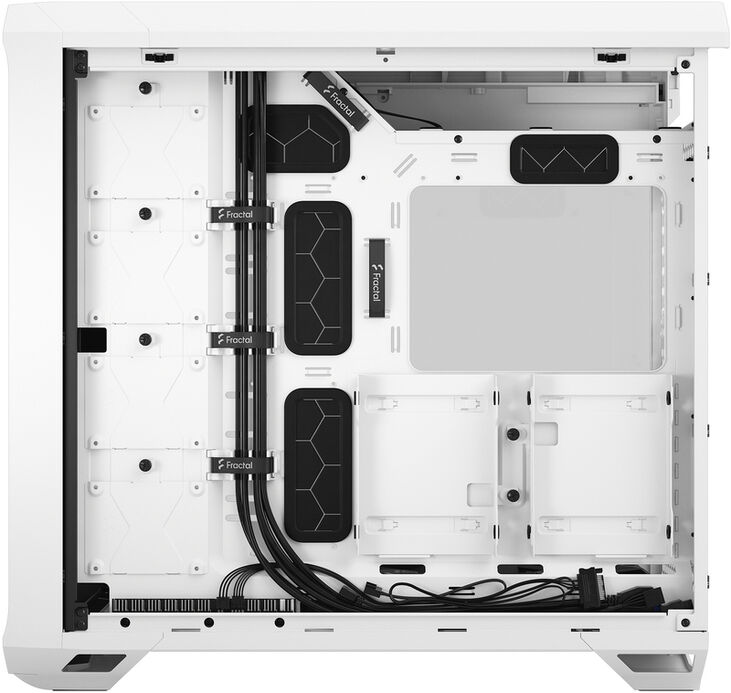 Torre E-ATX Fractal Design Torrent White Tempered Glass image number 14