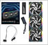 Ventilador Lian Li UNI FAN SL120 Wireless RGB PWM Negro 120mm (Pack 3) image number null