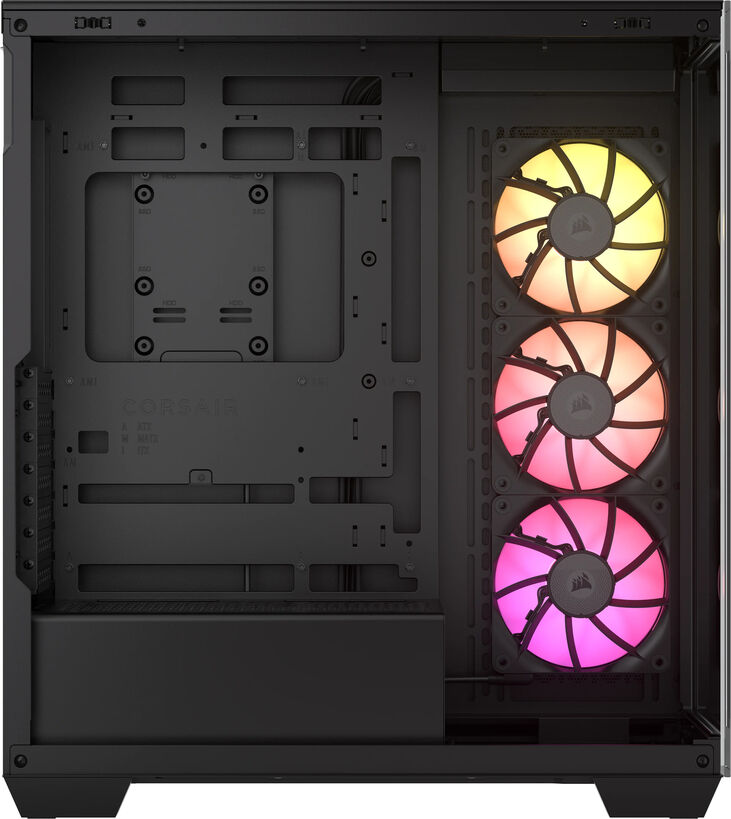 Torre ATX Corsair iCUE LINK 3500X RGB Negro Cristal Templado image number 3