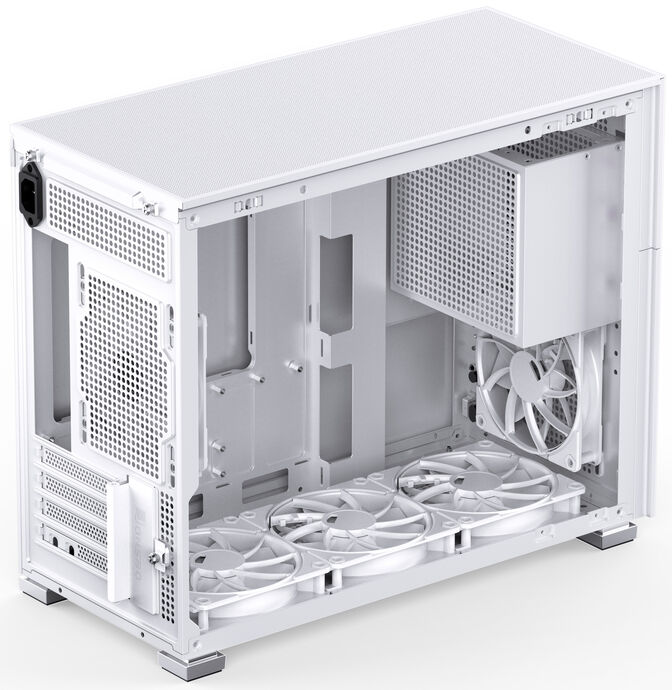 Caja Micro-ATX Jonsbo D31 MESH con Visor Vidrio Templado Blanco image number 5