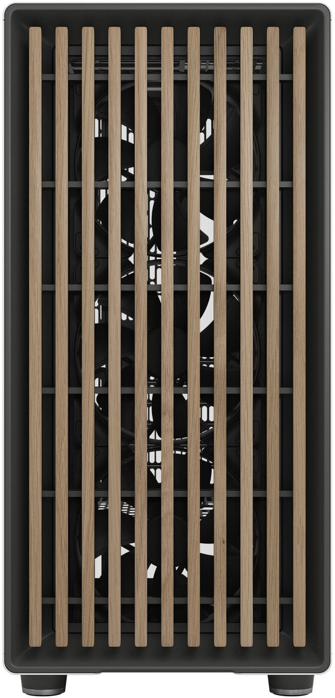 Torre E-ATX Fractal Design North XL Chalk White TG Clear Reverse Connector image number 5