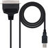 Cable Conversor NanoCable USB Impressora paralela A/M - CN36(IEEE1284)/M 1.5 M Negro image number null