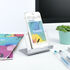 Soporte Mesa Tooq Ajustable y GiRatónrio para Smarphone/Tablet Plata image number null