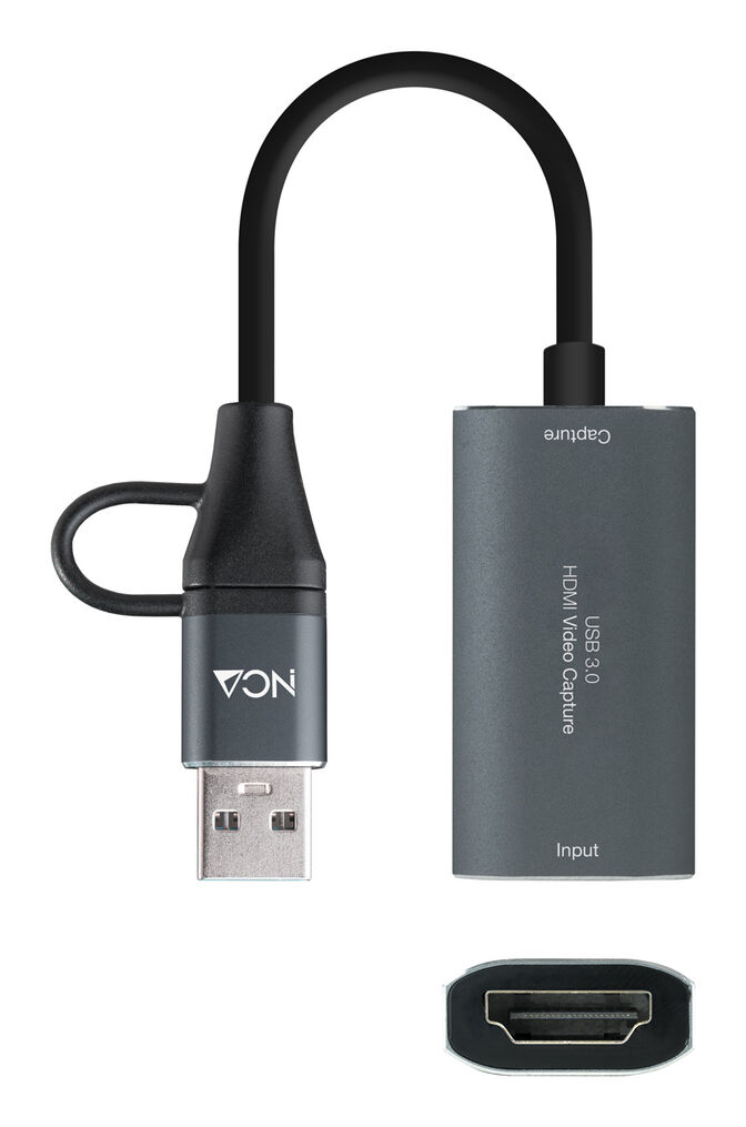 Capturadora de V&iacute;deo/&Aacute;udio Nanocable HDMI 4K/30Hz USB-C/USB-A image number 1