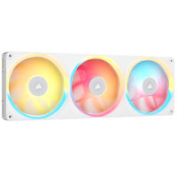 Ventilador Corsair iCUE Link LX360-R RGB PWM Branca 120mm (Pack 3)